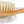 Brush, two-sided, bamboo, natural bristles > metal