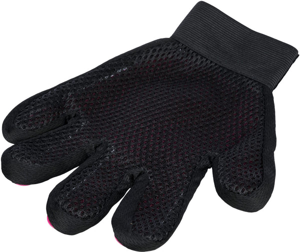 Fellpflegehandschuh, Mesh/TPR-Material, 16 × 24 cm, rosa/s