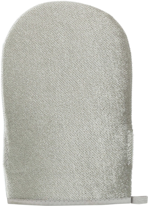 Gant anti-peluche, double face, gris