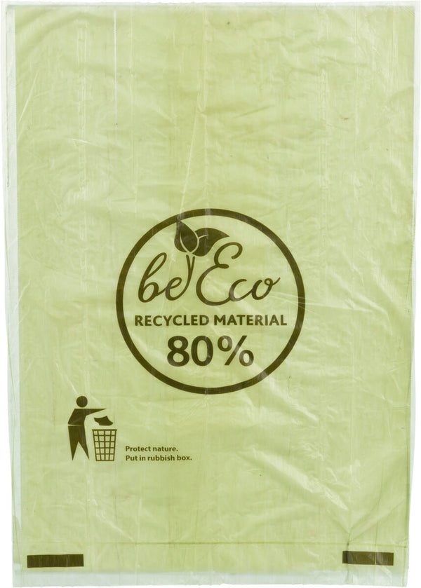 Dog Waste Bags, Recycled, 4 Rolls of 20 Bags, Green