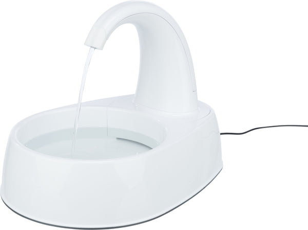 Fontaine Curved Stream, plastique, 2,5 l/25 × 24,5 ×