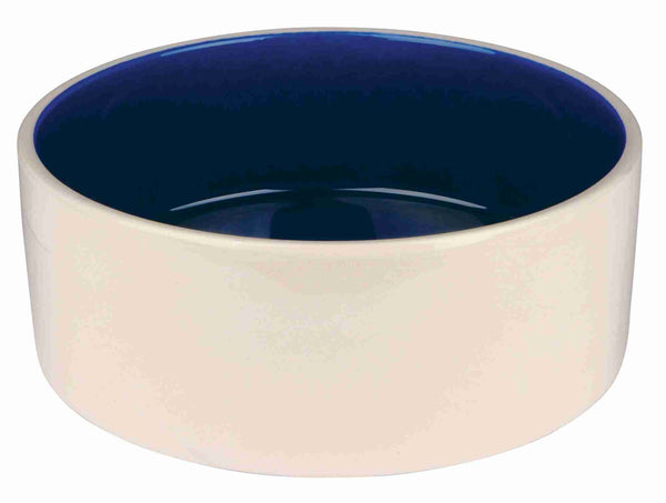 Blue ceramic bowl