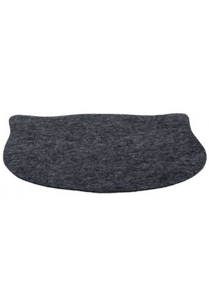 Bowl mat, felt, 45×37cm, grey