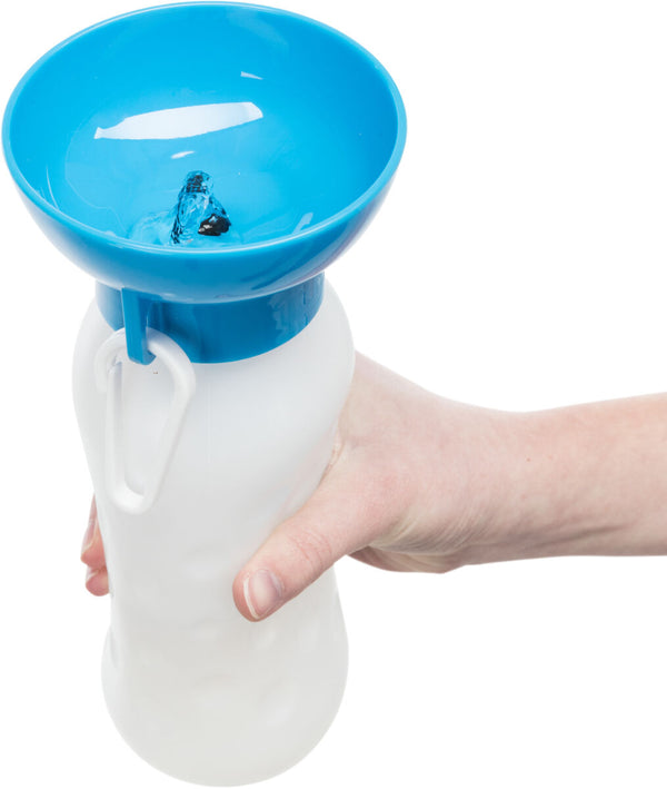 Bottle with bowl, plastic, 0.55 l