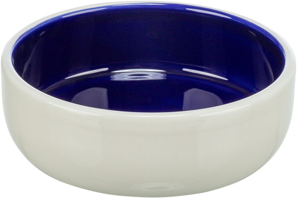 Blue ceramic cat bowl, 0.25L