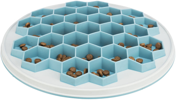 Plateau Slow Feeding Hive, plastique/TPR/TPE, ø 30 cm, gris