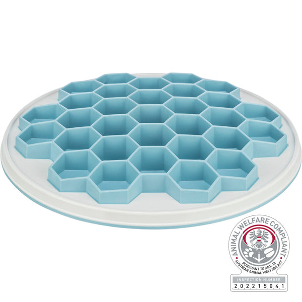 Plateau Slow Feeding Hive, plastique/TPR/TPE, ø 30 cm, gris