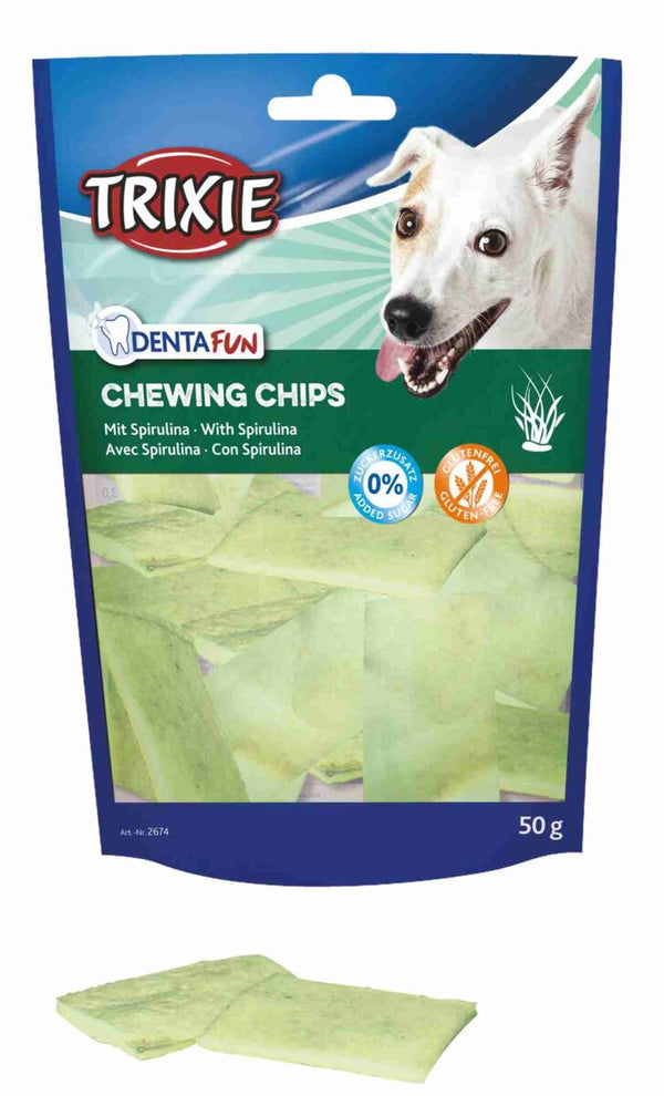 DENTAfun Bandes à mâcher avec algues Spirulina, 50g