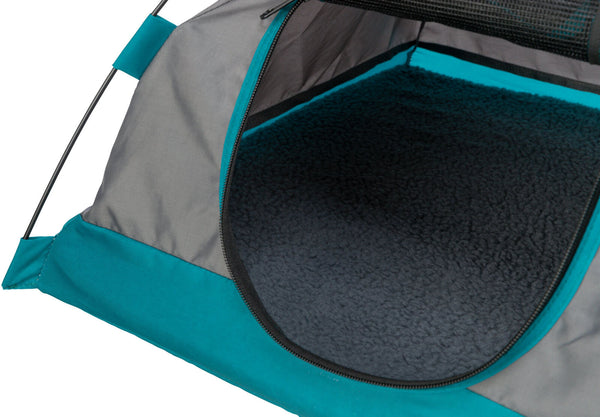 Dog tent, dark grey/petrol