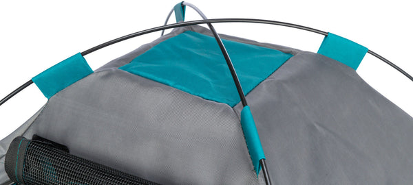 Dog tent, dark grey/petrol