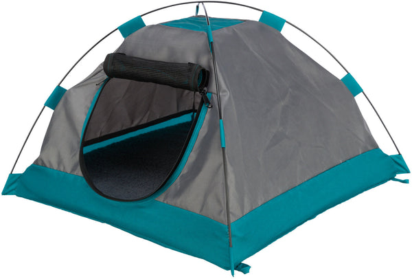 Dog tent, dark grey/petrol