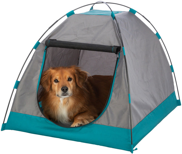 Dog tent, dark grey/petrol