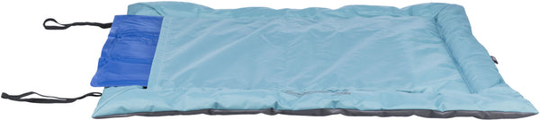 Samoa Classic Travel Blanket, Ice Blue/Grey