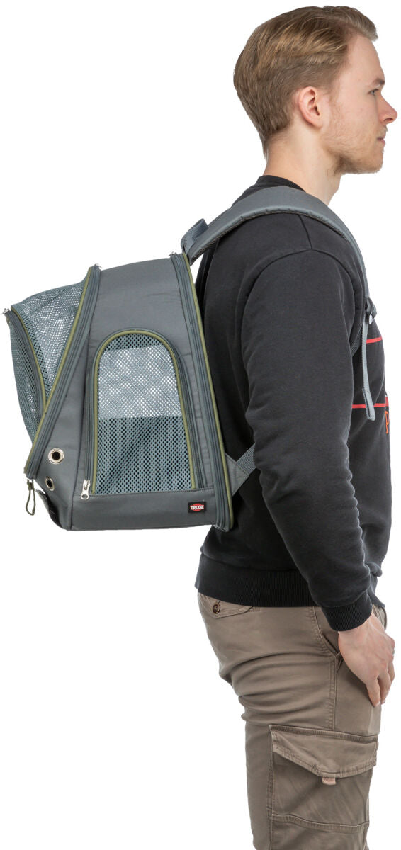 Lyla backpack, grey/blue