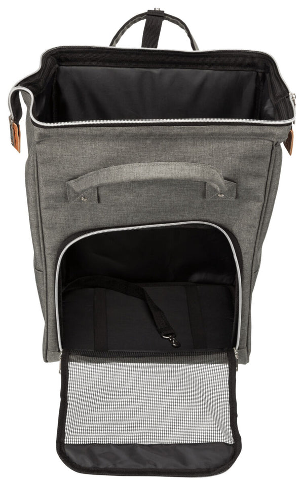 Ava backpack, 32×42×22 cm, gray