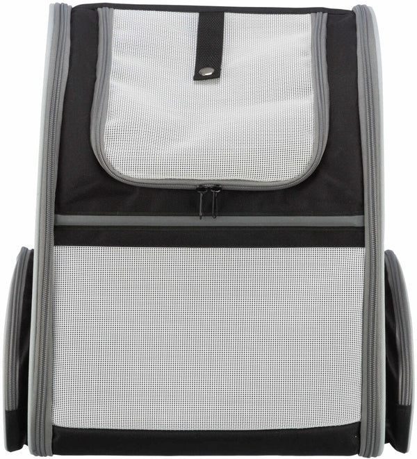 Chloe backpack, 39×43×27cm, light grey/black