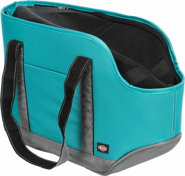 Alea bag, 20×27×44cm, petrol/grey