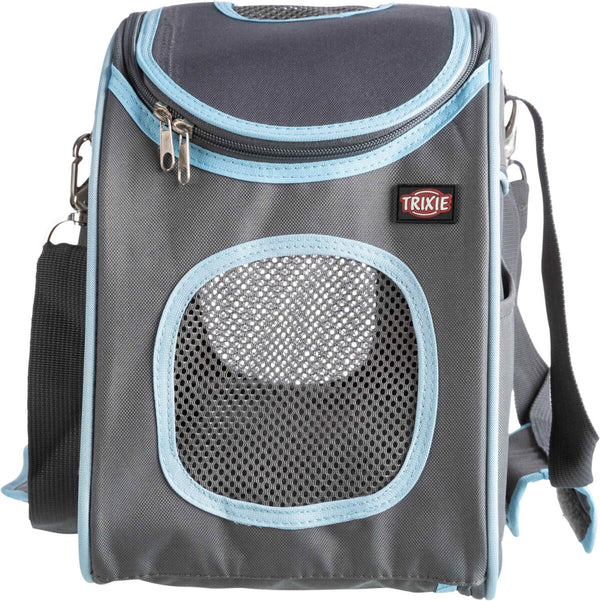 Sac Alison, 20×29×43 cm, gris/bleu