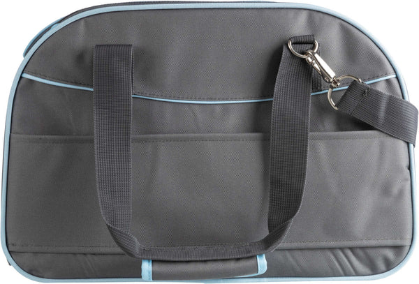 Sac Alison, 20×29×43 cm, gris/bleu