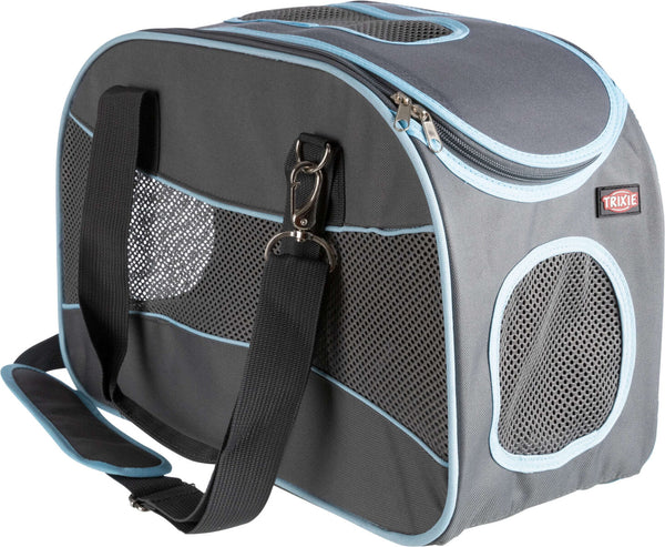 Sac Alison, 20×29×43 cm, gris/bleu