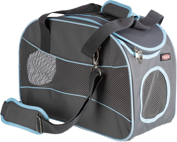 Sac Alison, 20×29×43 cm, gris/bleu