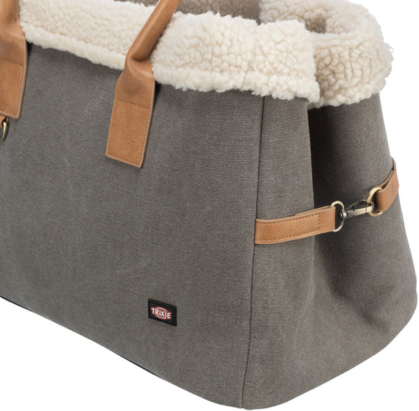 Sac Rachel, 25×30×40cm, gris/marron clair