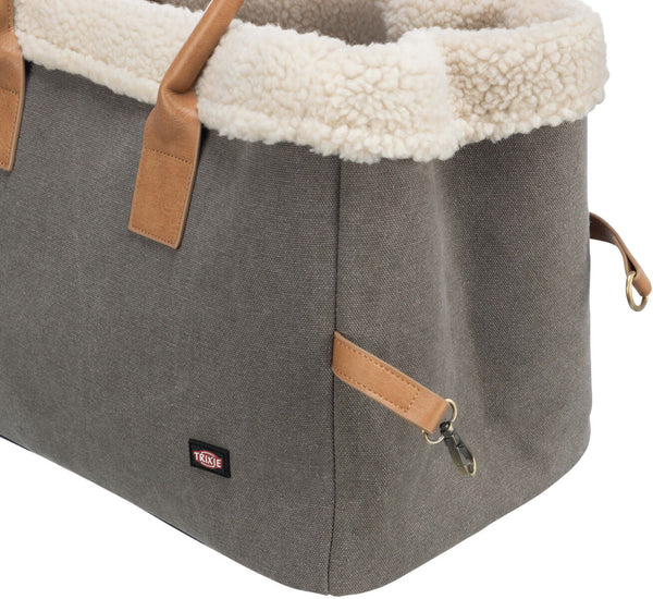 Sac Rachel, 25×30×40cm, gris/marron clair