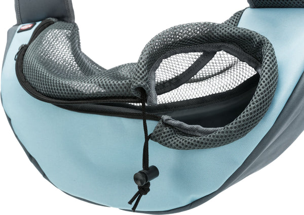 Poche frontale Sling, gris clair/bleu clair