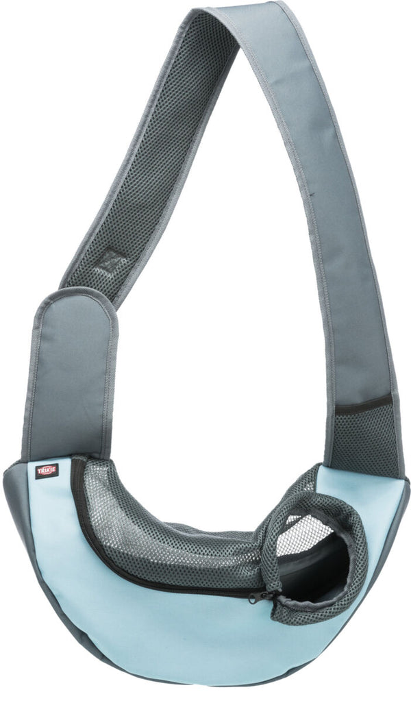 Poche frontale Sling, gris clair/bleu clair