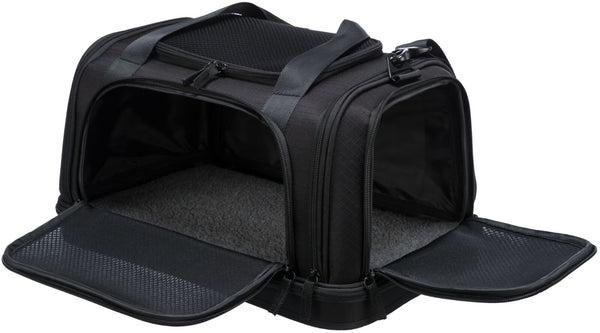 Airline tarpaulin bag, 28×25×44cm, black