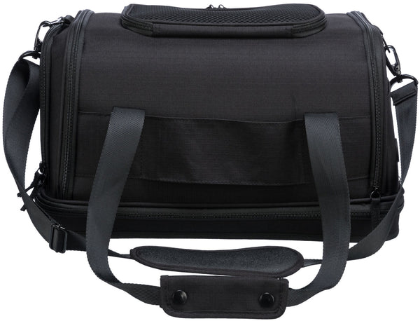 Airline tarpaulin bag, 28×25×44cm, black