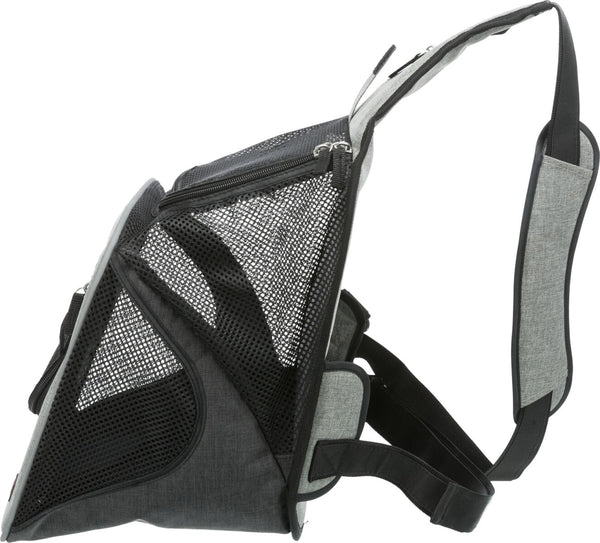 Front pocket, nylon, 30x33x26cm, black-grey