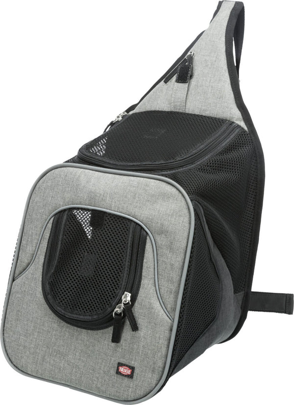 Front pocket, nylon, 30x33x26cm, black-grey