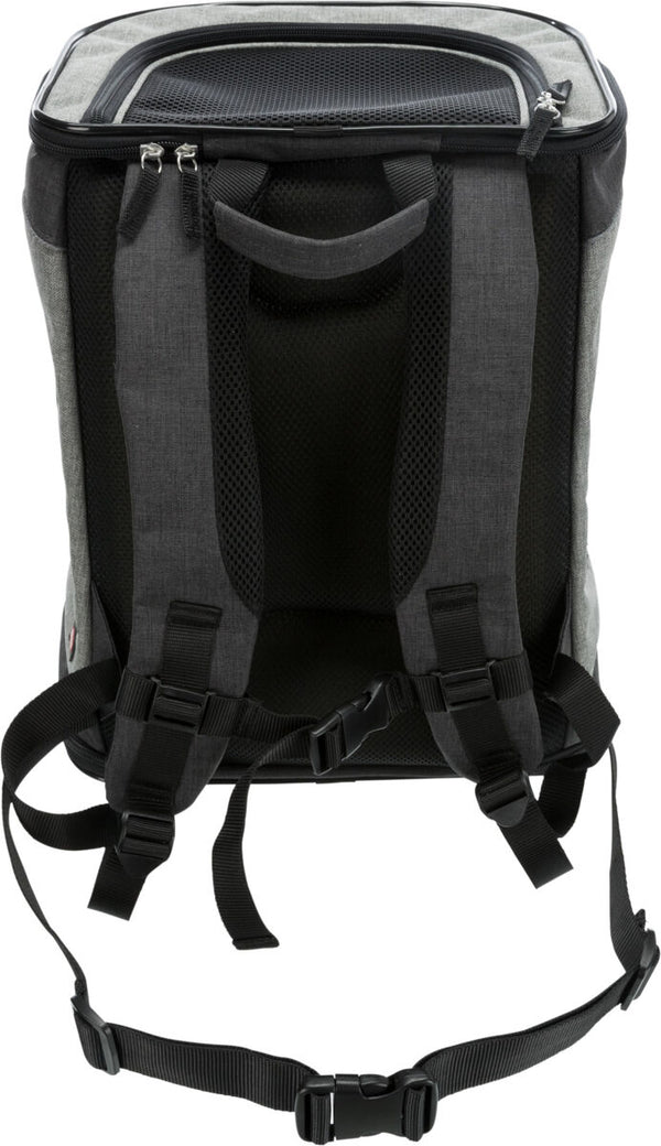 Deichselrucksack, 34×44×30cm, schwarz/grau