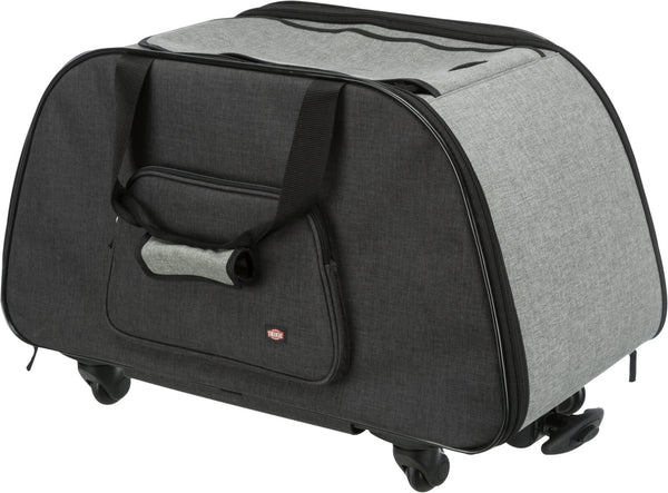 Trolley, nylon, 34×43×67cm, black/gray