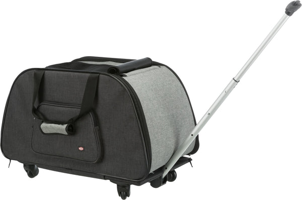 Trolley, Nylon, 34×43×67cm, schwarz/grau