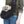 Soft front bag, 22×20×60cm, black/gray