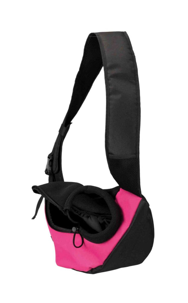 Vordertasche, rosa/schwarz