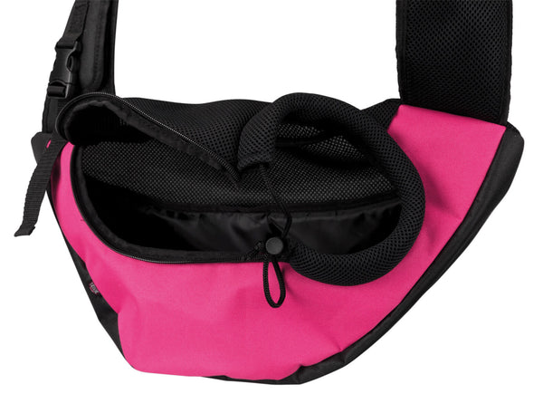 Sling Front Pocket, Pink/Black