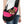 Sling Front Pocket, Pink/Black