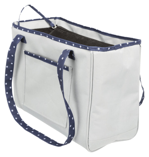 Sac Bonny, 20×29×40 cm, bleu/gris