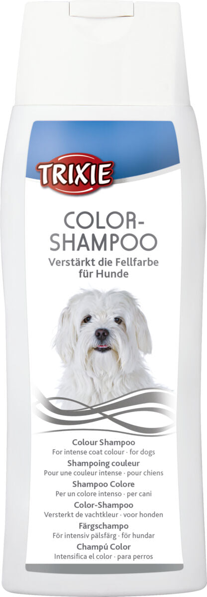 Shampooing couleur, blanc