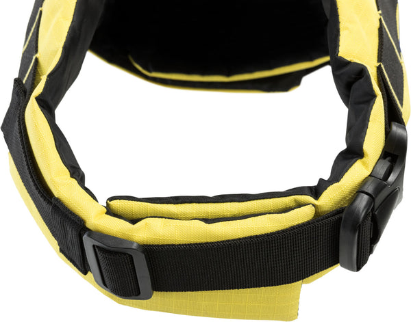 Gilet de sauvetage pour chiens, jaune/noir