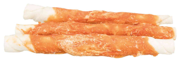 Rouleaux à mâcher Denta Fun, poulet, en vrac, 17cm, 45 g/pce