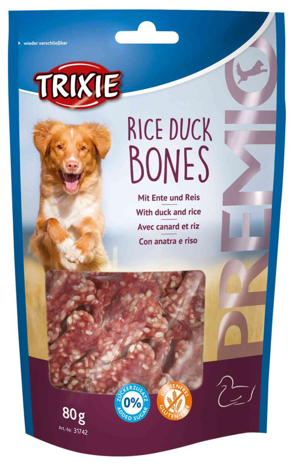 PREMIO Rice Duck Bones, 80 g