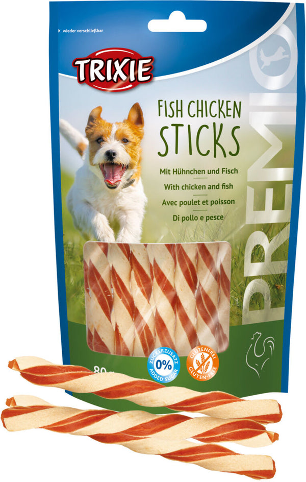 PREMIO Fisch-Hähnchensticks, 80 g