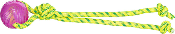 Aqua Toy play rope with ball, polyester/TPR, ø 6 × 40 cm