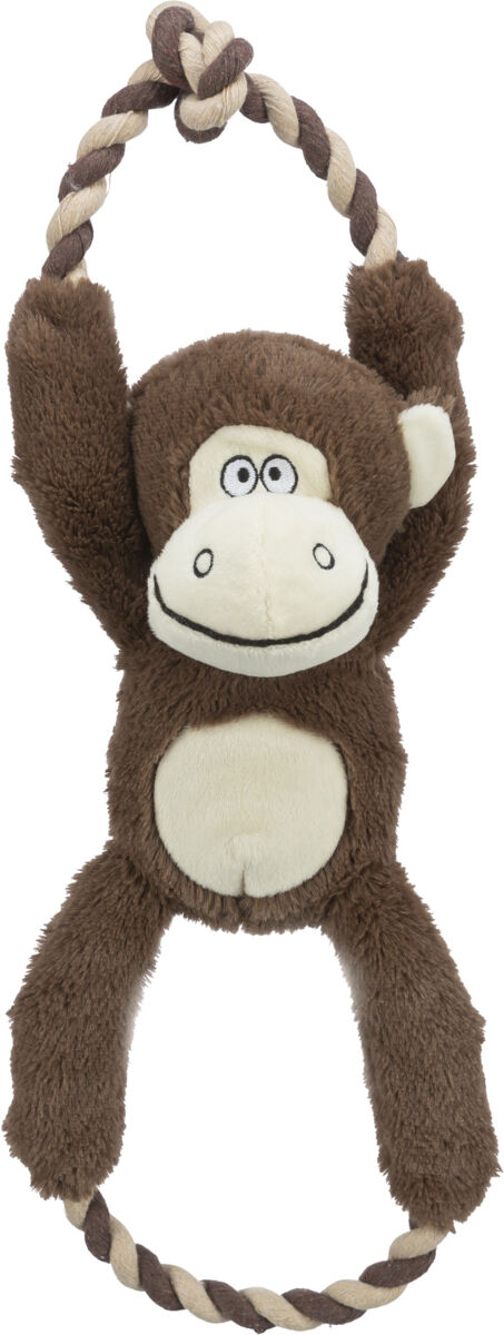 Singe, peluche/caoutchouc, 40cm