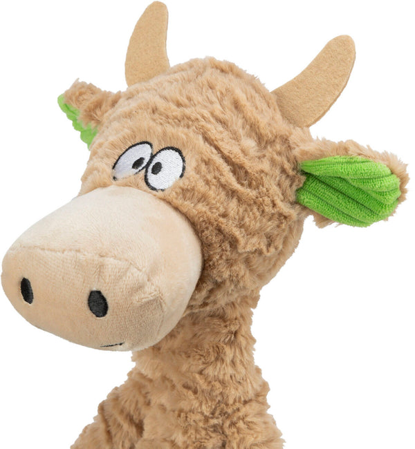 Cow, plush/rubber, 50cm