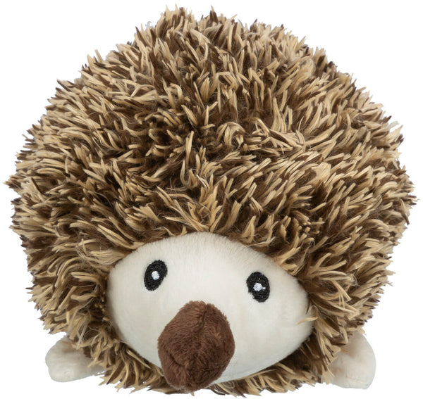 Hedgehog ball, plush/rubber, 17cm